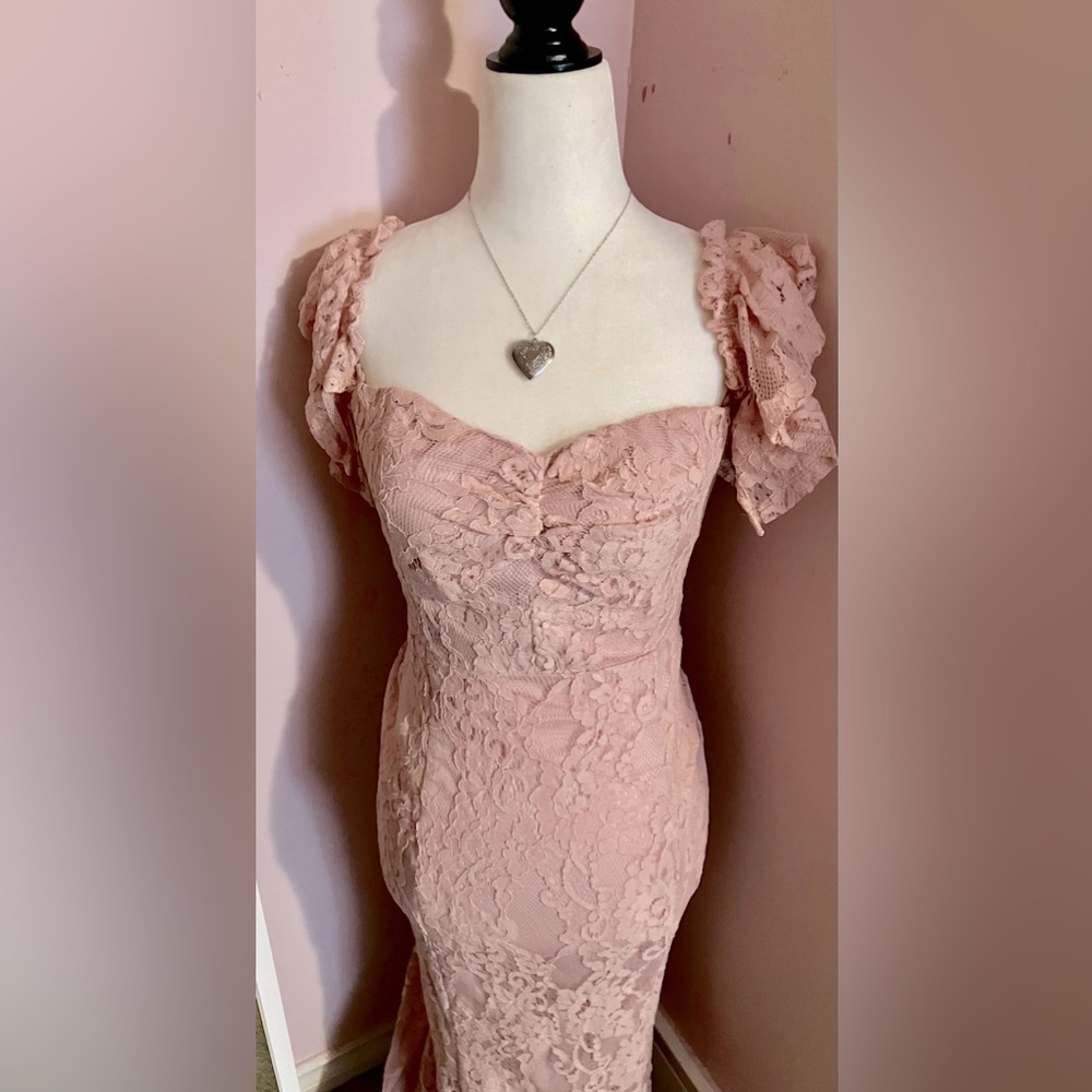 Baby Pink Party Dress